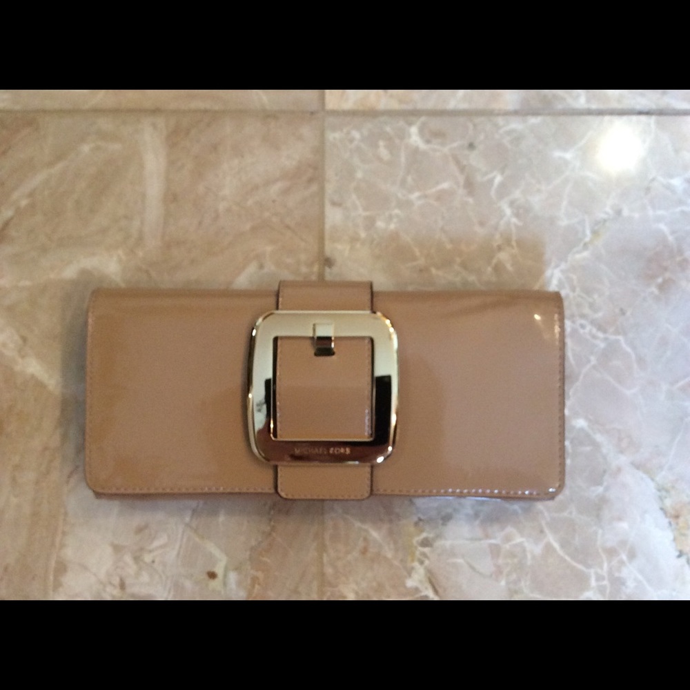 Michael Kors Patent Clutch